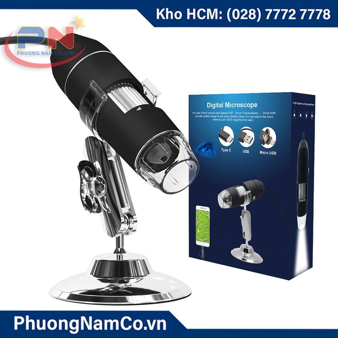 Kính Hiển Vi 3 in 1 Multicam 302 2MP 1000x