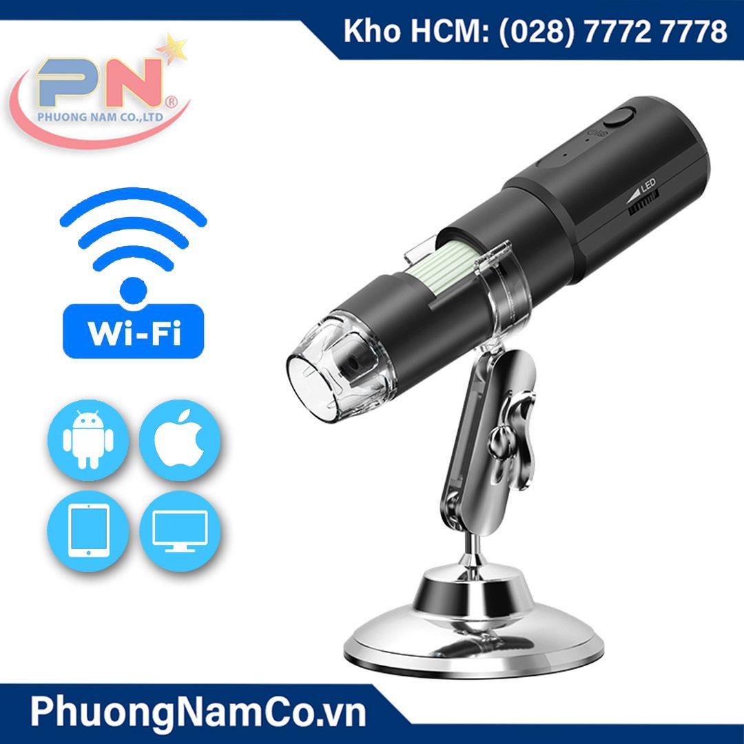 Kính Hiển Vi Điện Tử Wifi Multicam 314 1000x-0,3MP