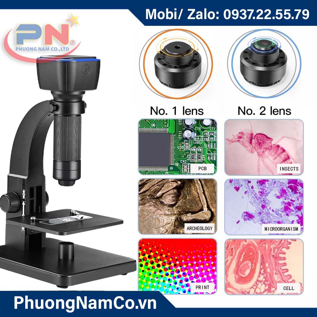 Multicam 315-W 2021 New Model 5MP 2000X 2-55mm 1800mah Digital Microscope USB Microskop