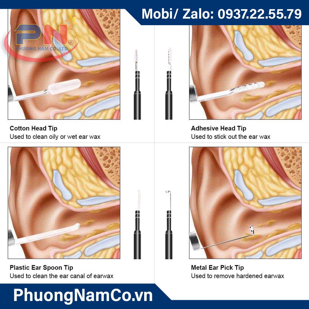 Multicam IW99B 5.5mm-720P-1.3MP wireless wifi visual earwax clean tool ear camera tool