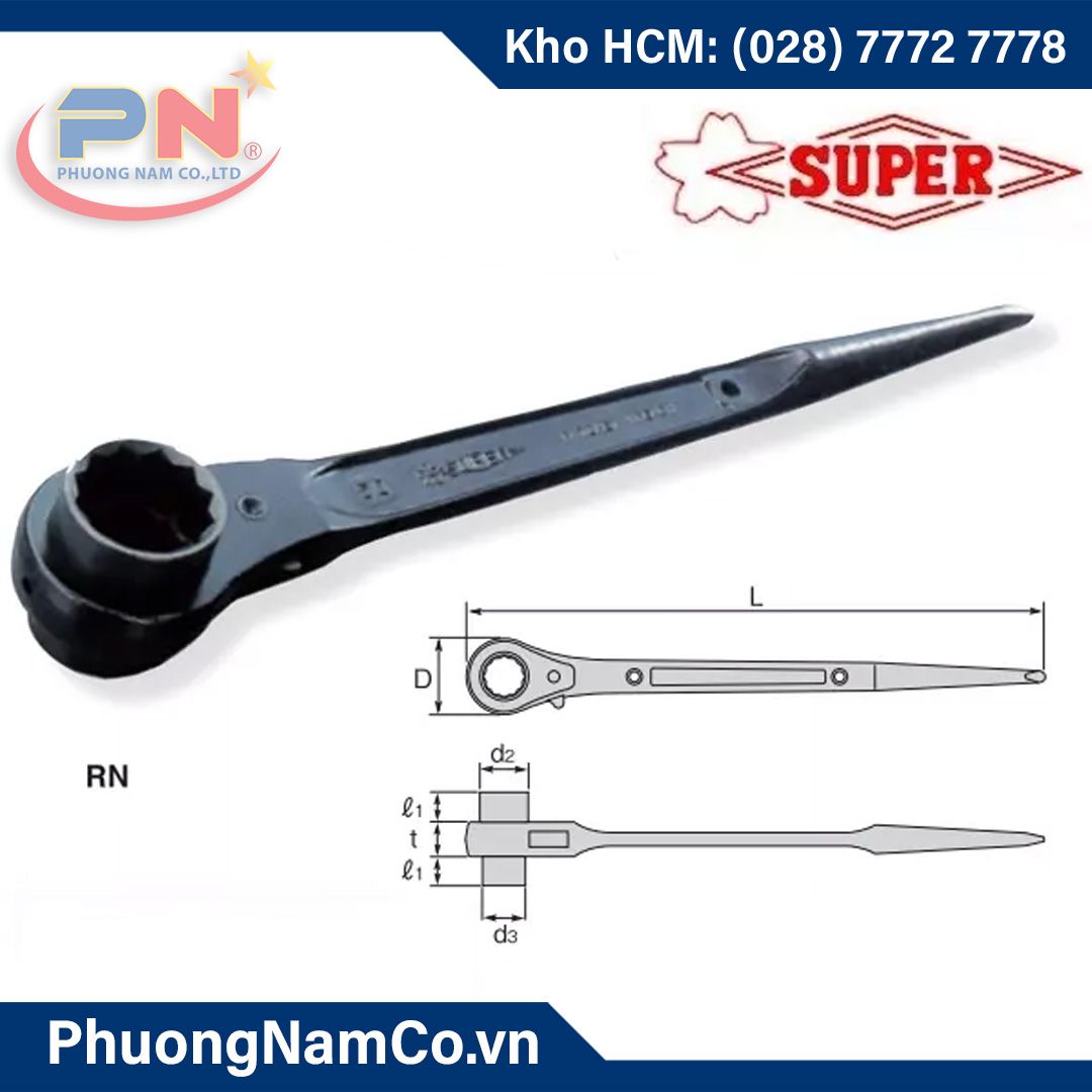 Cờ lê đuôi chuột Supertool