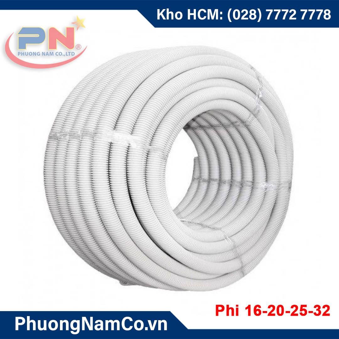 Ống Ruột Gà Chống Cháy Sino Phi 16 - 20 - 25 - 32 - Ống Luồn Dây Điện