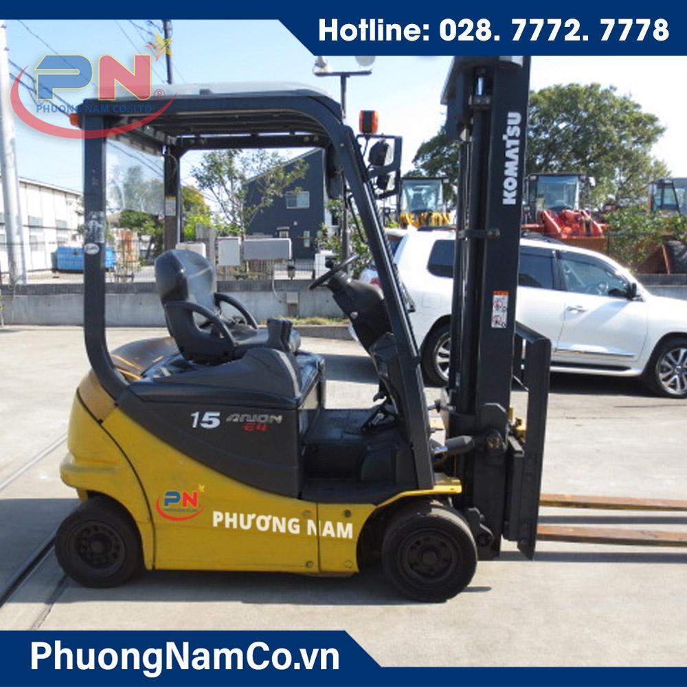 Cho Thuê Xe Nâng Hàng Bằng Điện Ngồi Lái Komatsu 1.5 Tấn FB15-12