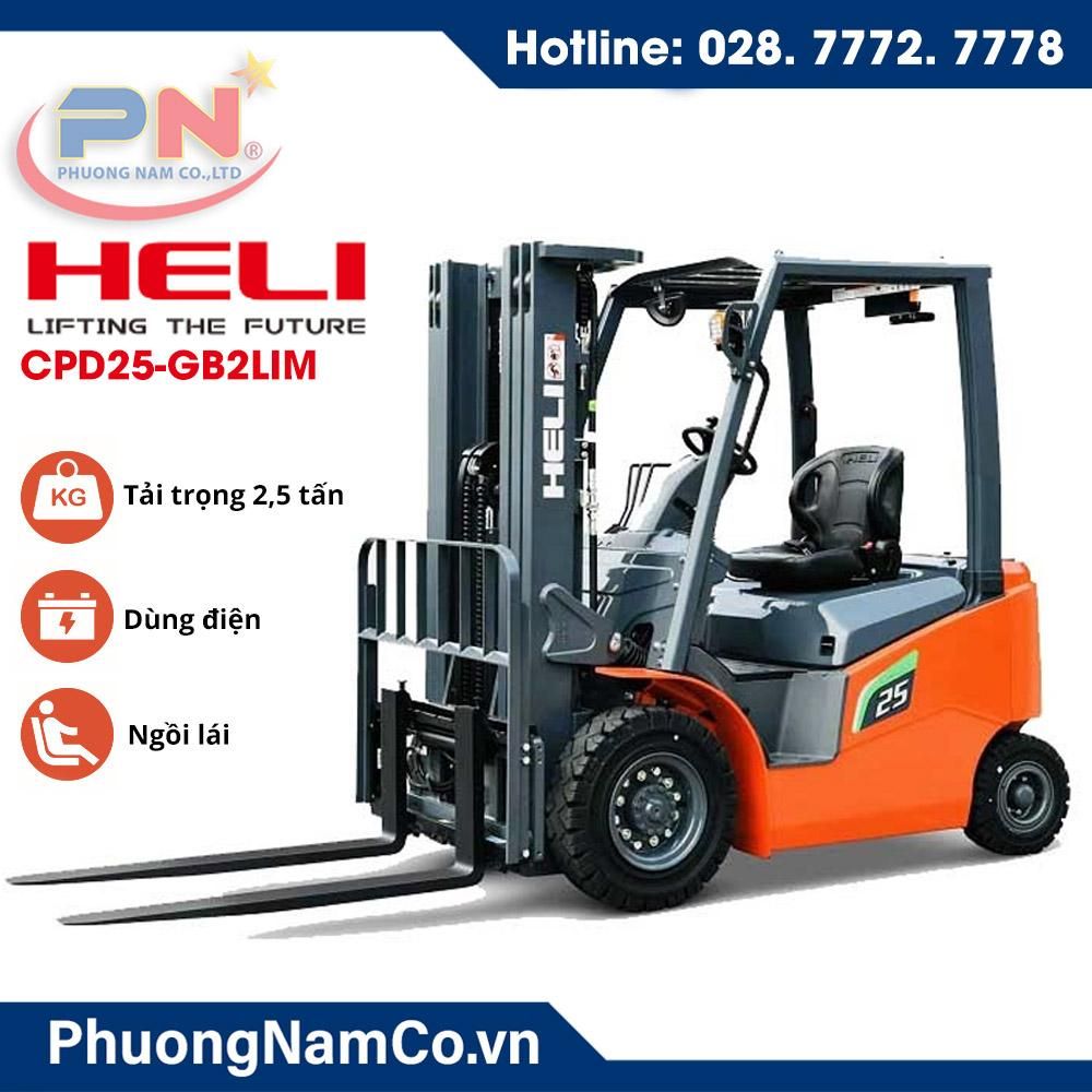 Cho Thuê Xe Nâng Hàng Điện Lithium 2~2.5 Tấn Cao Cấp CPD20/25-GB2LI-M