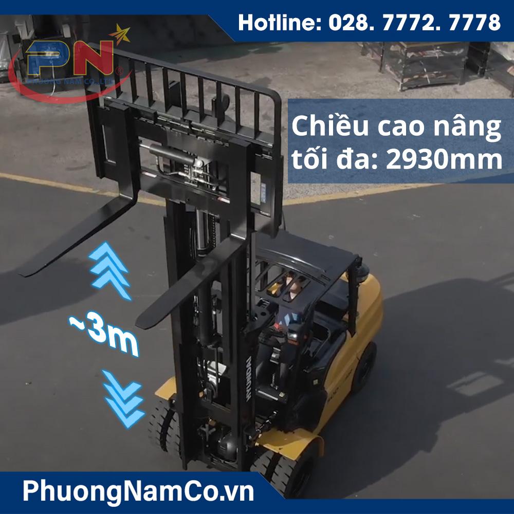 Cho Thuê Xe Nâng Hàng Hyundai 5 Tấn - Dùng Diesel