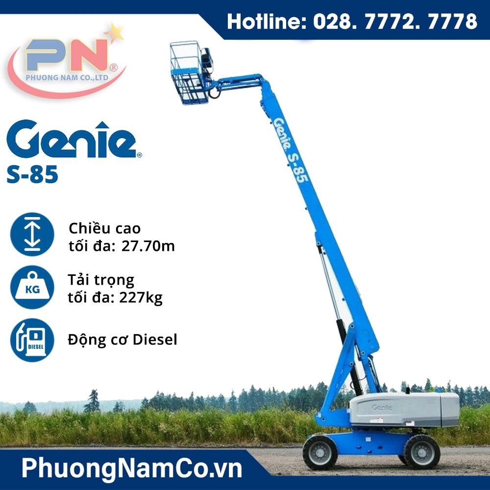 Cho Thuê Xe Nâng Người S-Boom Genie S-85 – 28m làm việc