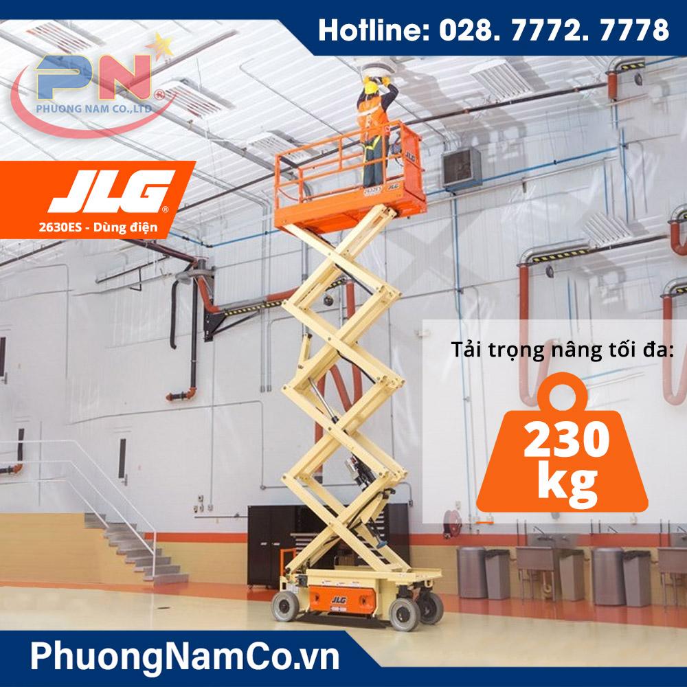 Cho Thuê Xe Nâng Người Tự Hành Dạng Cắt Kéo JLG 2630ES