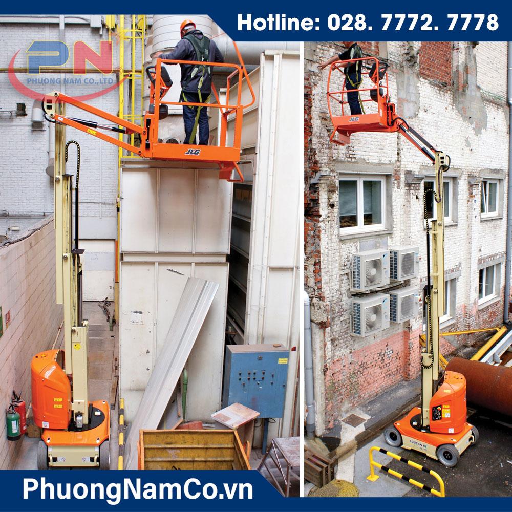 Cho Thuê Xe Nâng Người 8M JLG T8E Toucan