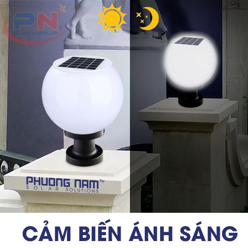 Đèn Quả Cầu Cổng Năng Lượng Mặt Trời