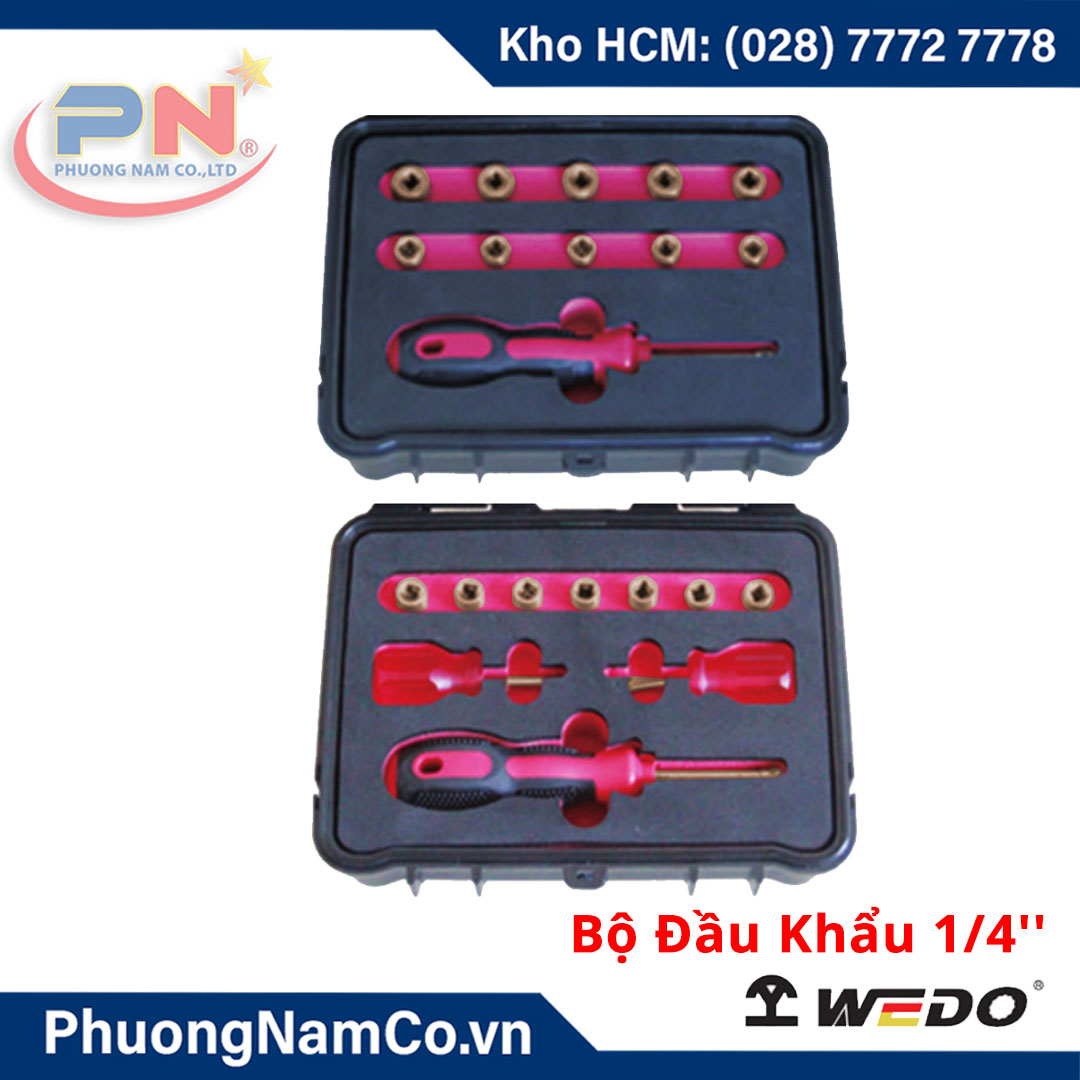 Bộ Đầu Khẩu Tuýp Chống Cháy Nổ 1/4''