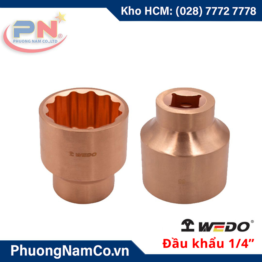 Đầu Tuýp Chống Cháy Nổ 1/4'' 12 Cạnh