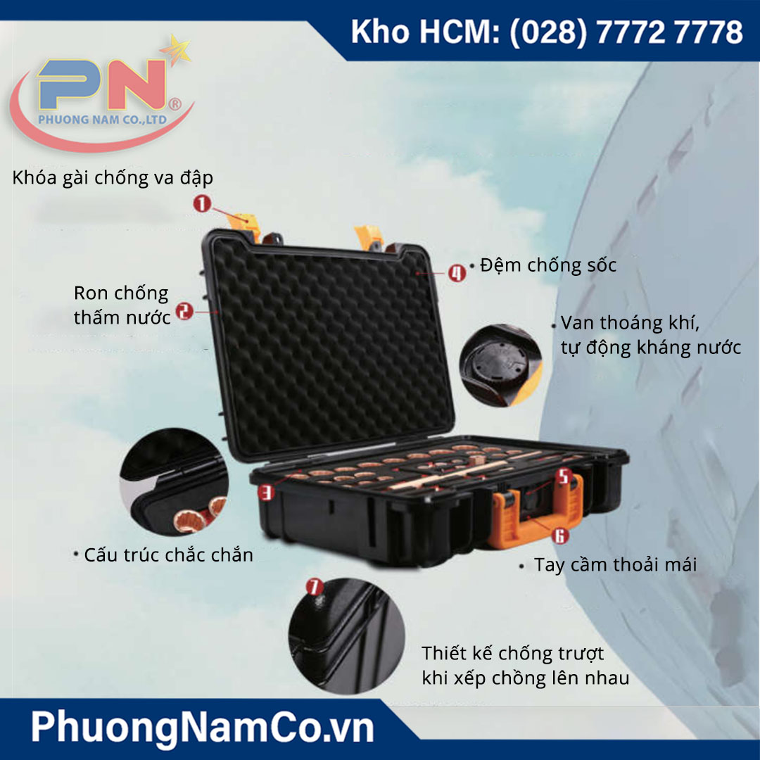 Bộ Đầu Khẩu Tuýp Chống Cháy Nổ 1'' - 18 món