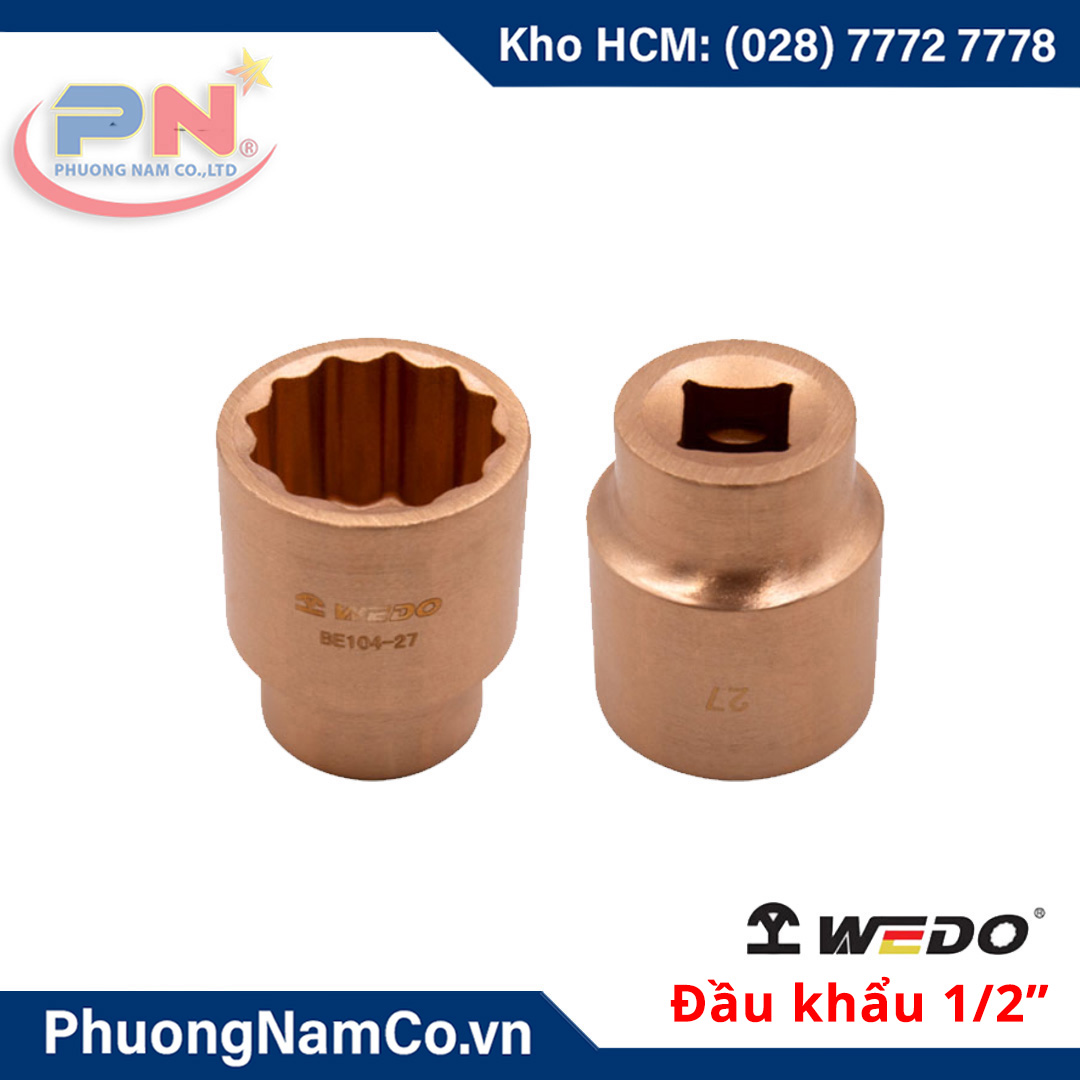 Đầu Tuýp Chống Cháy Nổ 1/2'' 12 Cạnh