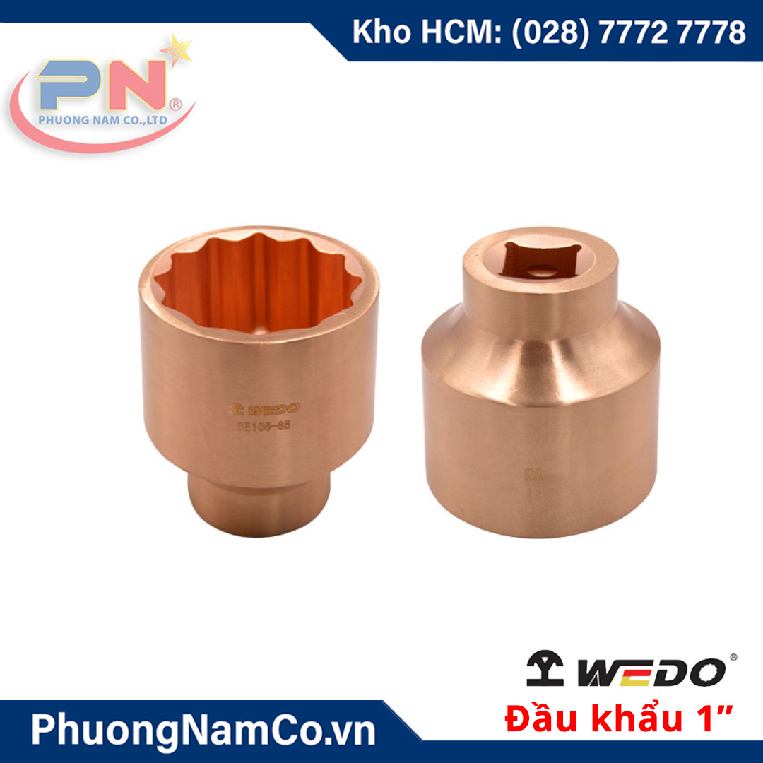 Đầu Tuýp Chống Cháy Nổ 1'' 12 Cạnh