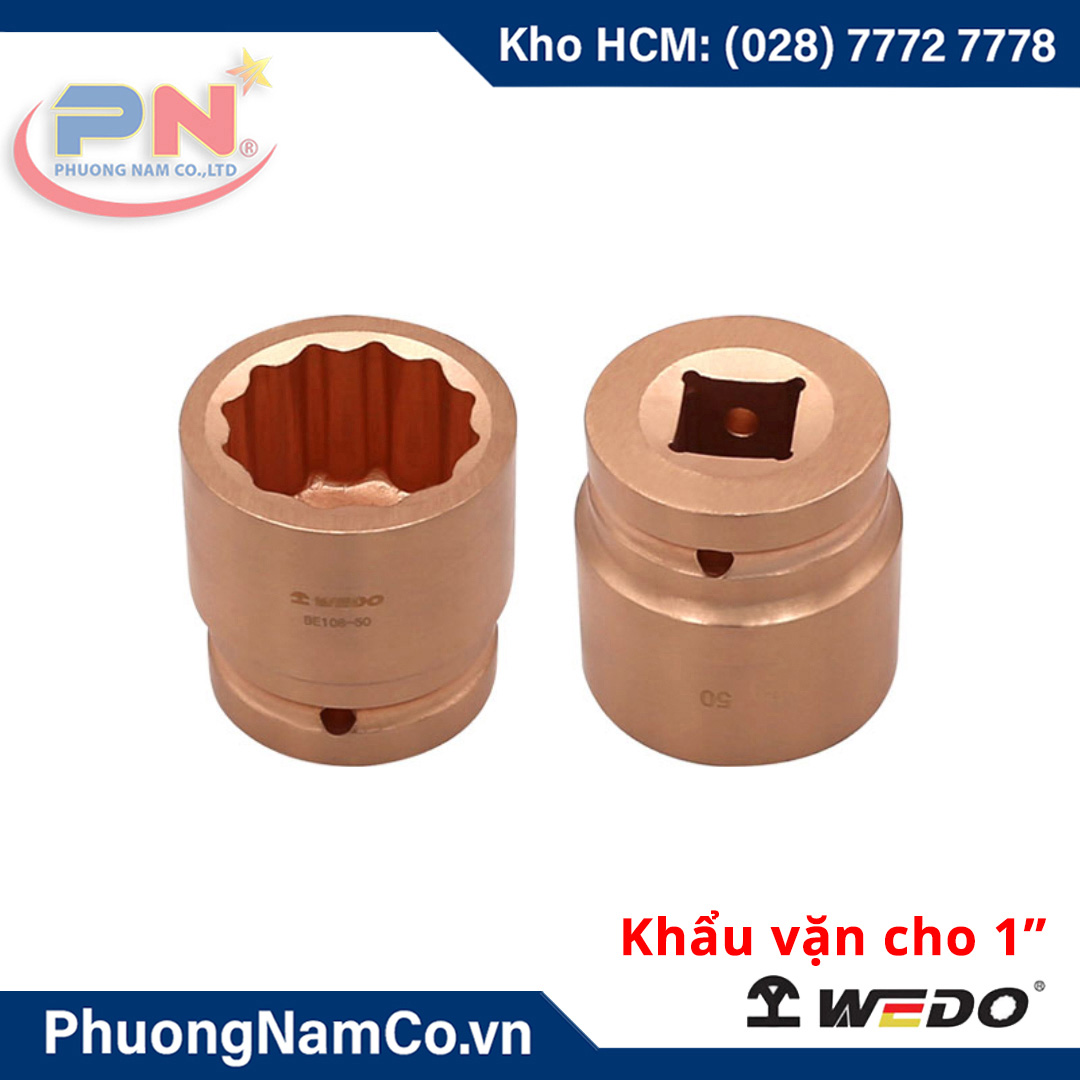 Đầu Tuýp -  Khẩu Chống Cháy Nổ 1'' - Dùng Cho Máy