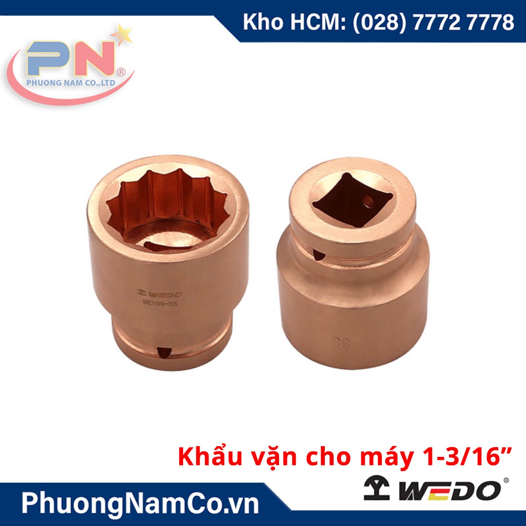 Đầu Tuýp -  Khẩu Chống Cháy Nổ 1 - 3/16'' - Dùng Cho Máy