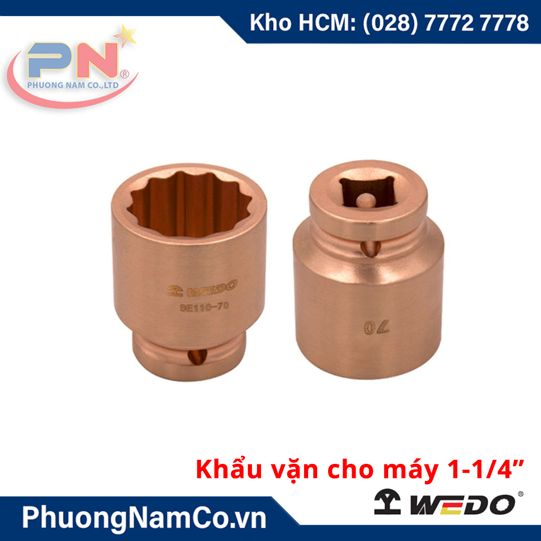 Đầu Tuýp -  Khẩu Chống Cháy Nổ 1-1/4'' - Dùng Cho Máy