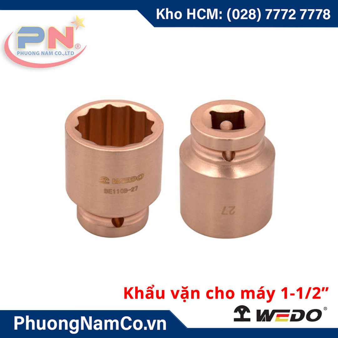 Đầu Tuýp - Khẩu Chống Cháy Nổ 1 - 1/2'' - Dùng Cho Máy AlBr