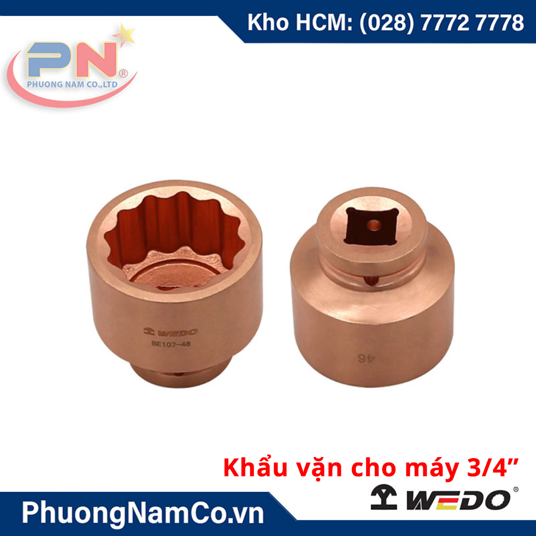 Đầu Tuýp -  Khẩu Chống Cháy Nổ 3/4'' - Dùng Cho Máy