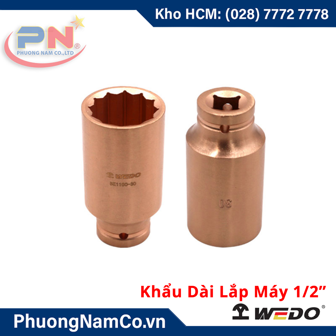 Đầu Tuýp - Khẩu Dài Chống Cháy Nổ 1/2'' - Dùng Cho Máy AlBr