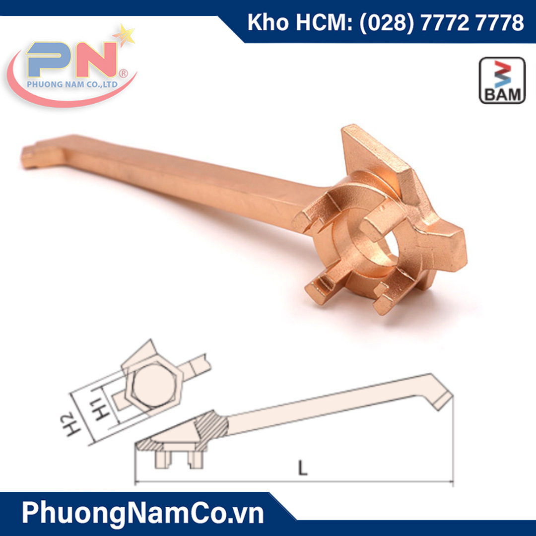 Cờ Lê Mở Nắp Phuy Chống Cháy Nổ