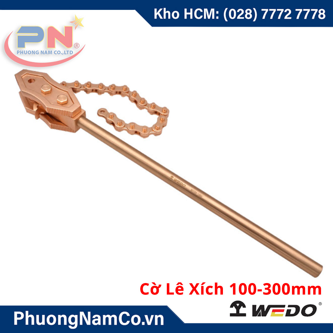 Mỏ Lết Xích Đường Kính Kẹp Từ 100 - 300mm Chống Cháy Nổ