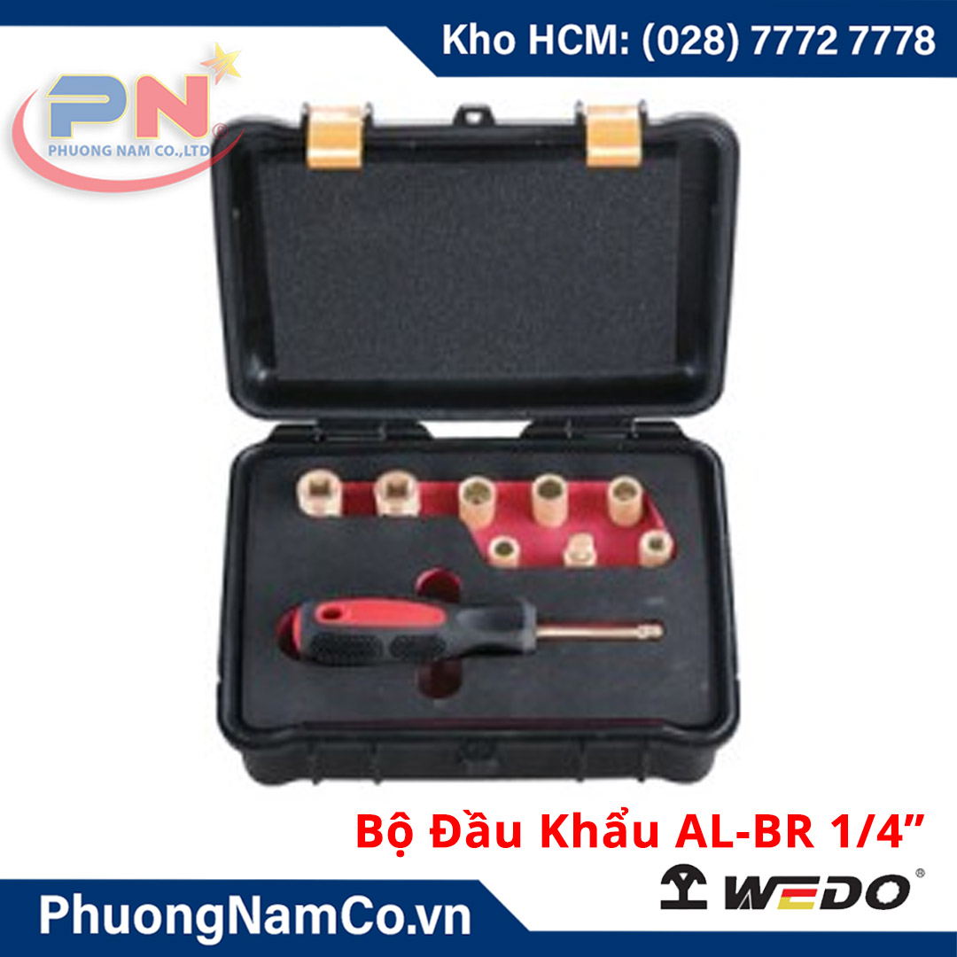 Bộ Đầu Khẩu Tuýp Chống Cháy Nổ Al-Br 1/4''