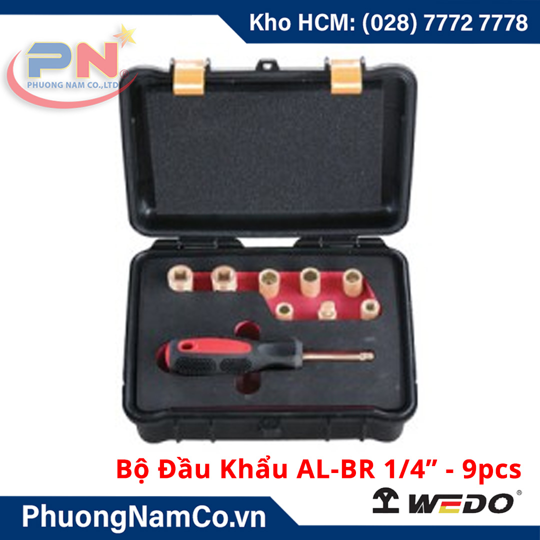 Bộ Đầu Khẩu Tuýp Chống Cháy Nổ Al-Br 1/4''