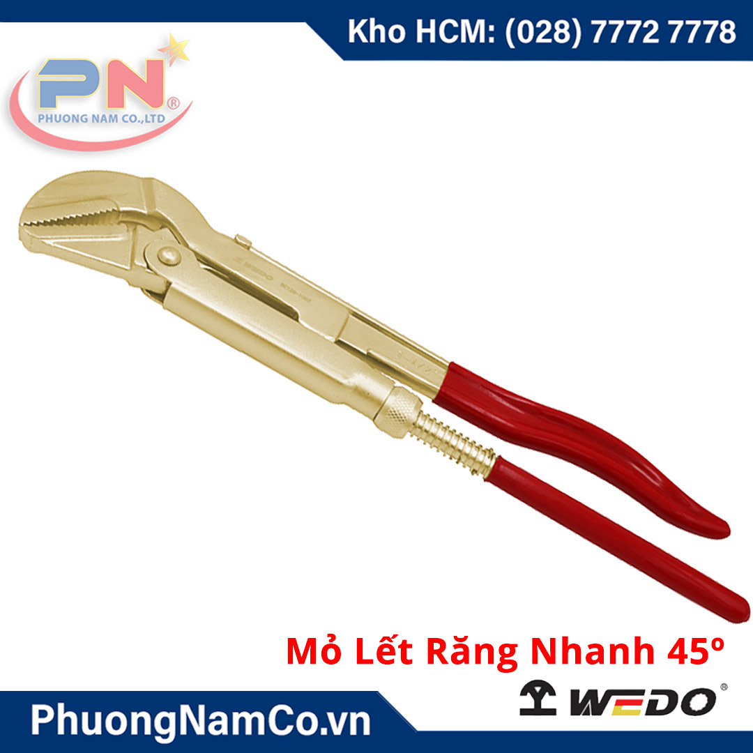 Mỏ Lết Răng Nhanh 45° Chống Cháy Nổ Al-Br