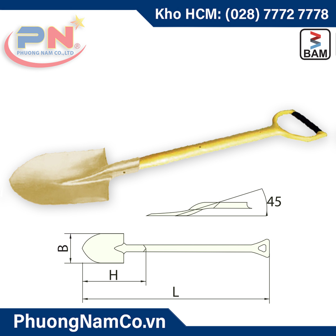 Xẻng Chống Cháy Nổ Al-Br