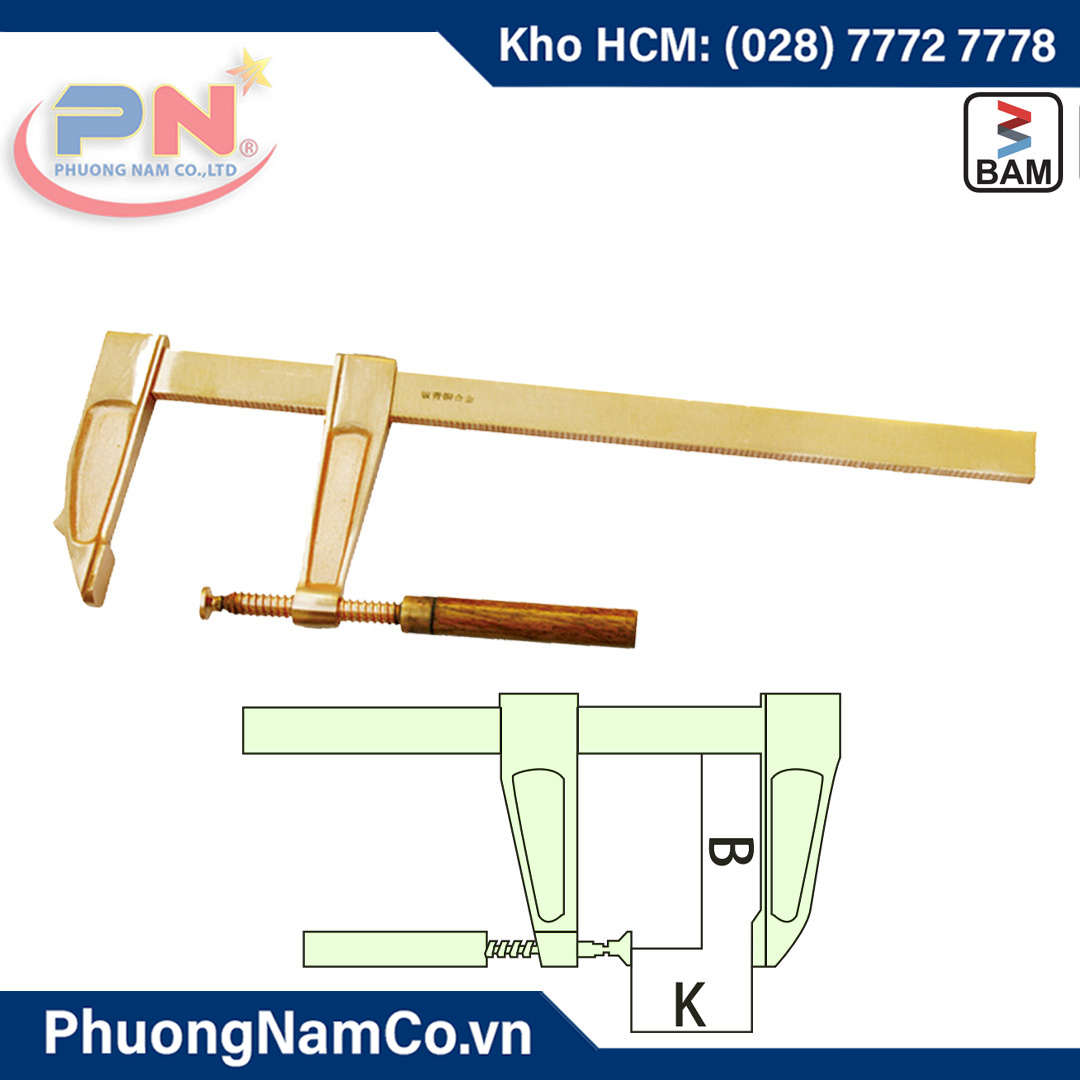 Cảo Kẹp Chữ F Chống Cháy Nổ Al-Br