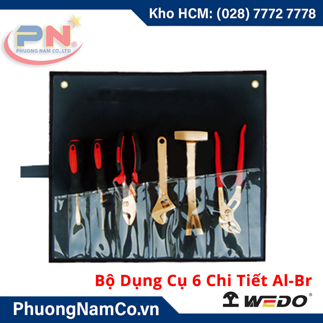 Bộ Dụng Cụ 6 Chi Tiết Chống Cháy Nổ Al-Br