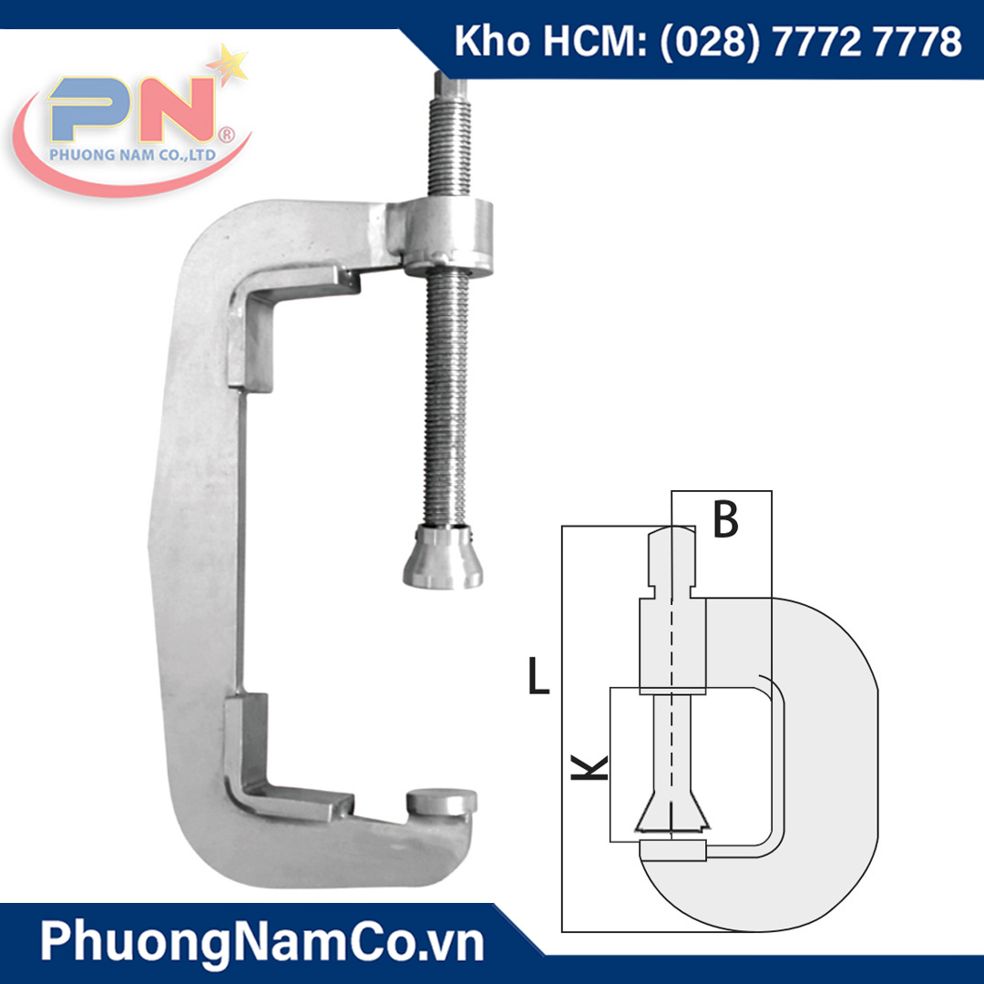 Kẹp Chữ G Inox