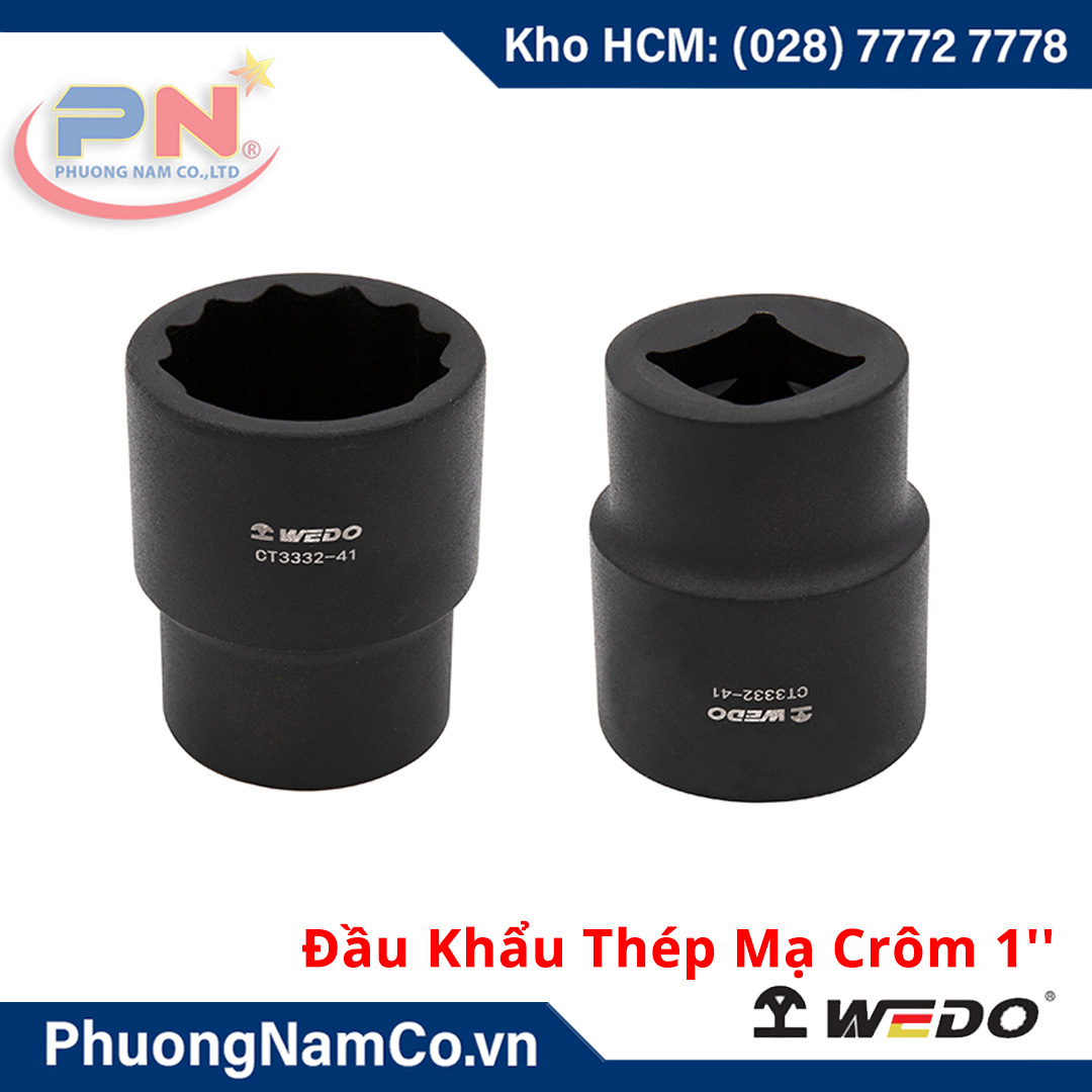 Đầu Khẩu Thép Mạ Crôm 1''