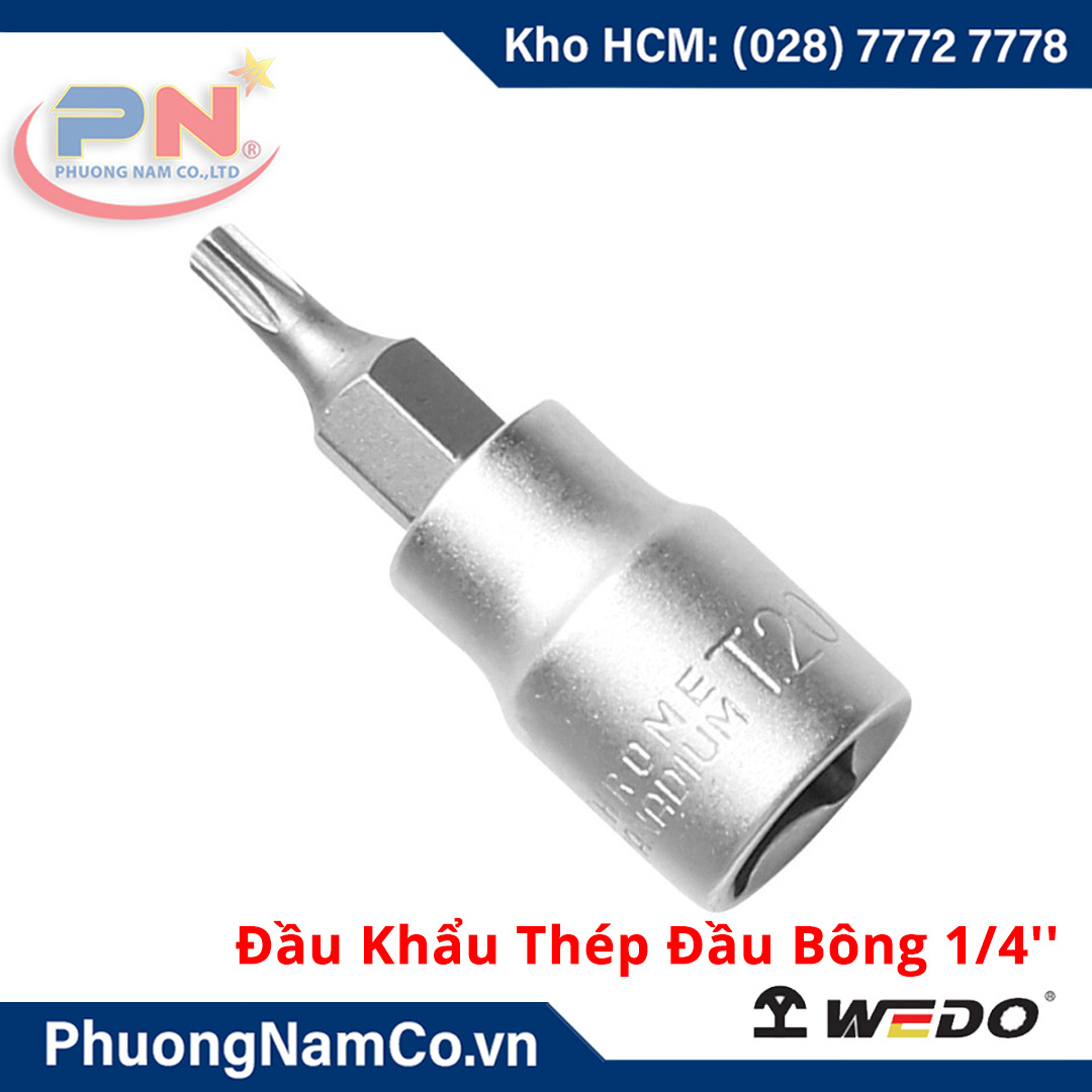 Đầu Khẩu Thép Dùng Cho Máy 1/4''