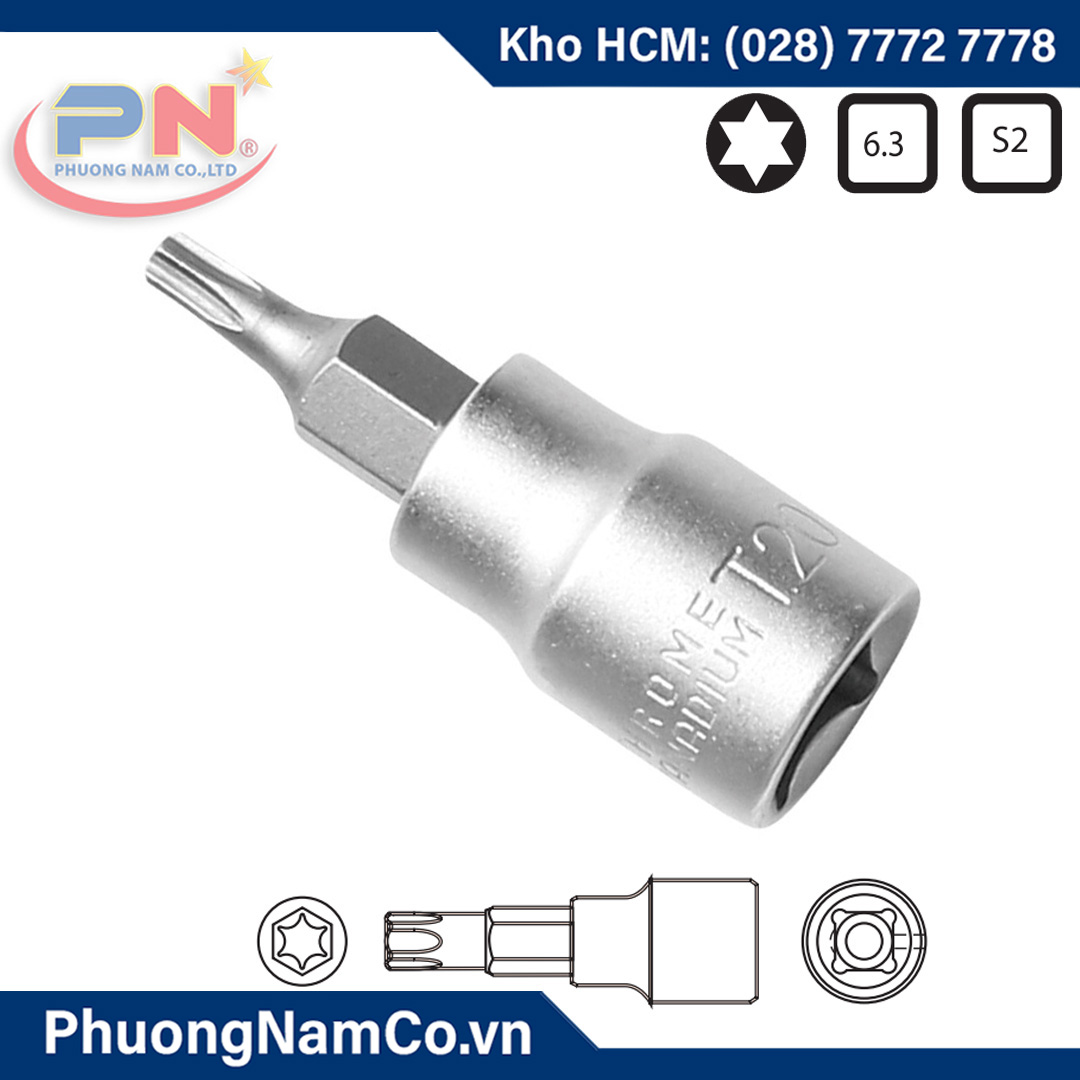 Đầu Khẩu Thép Dùng Cho Máy 1/4''