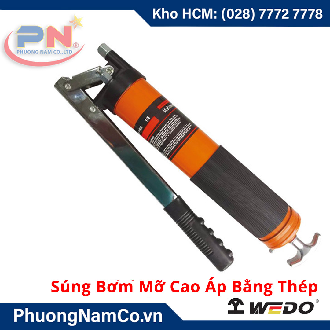 Súng Bơm Mỡ Cao Áp Bằng Thép