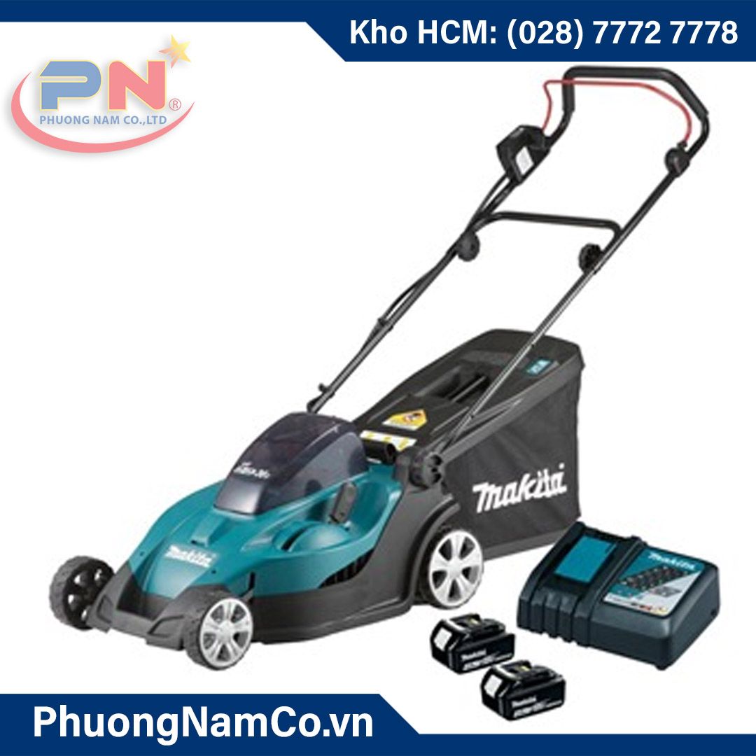 Xe Cắt Cỏ Đẩy Dùng Pin(430mm)(18Vx2) Makita DLM431PM2