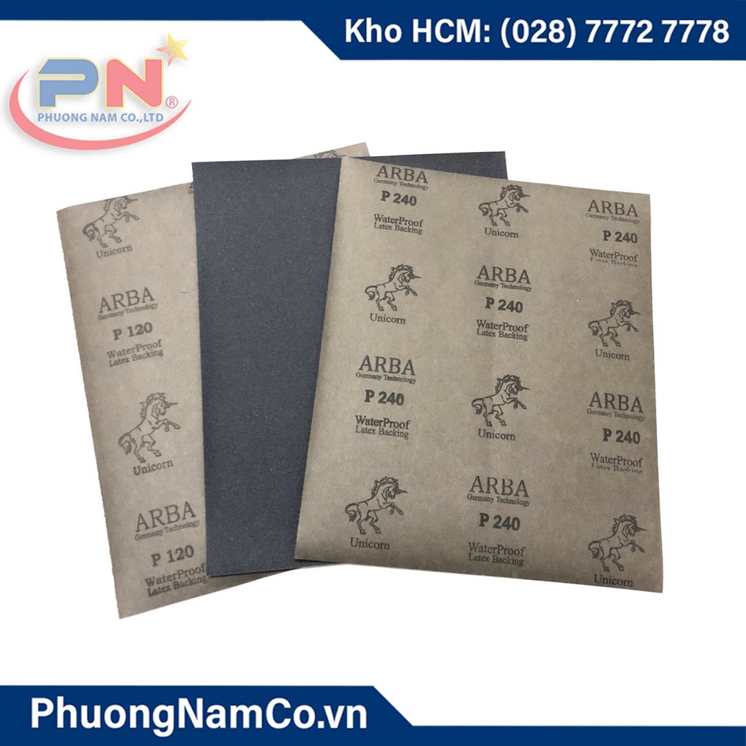 Giấy Nhám Đen Mịn P150, P240, P180