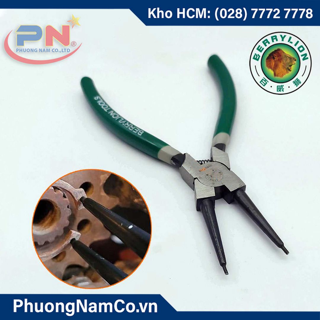 Kìm Phe Thẳng BERRYLION 7''175mm (Bóp Vào) No.014501175