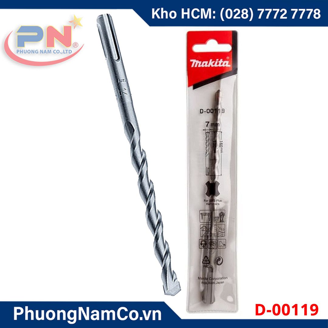 Mũi Khoan Bê Tông Makita (Tốt) 7X160mm