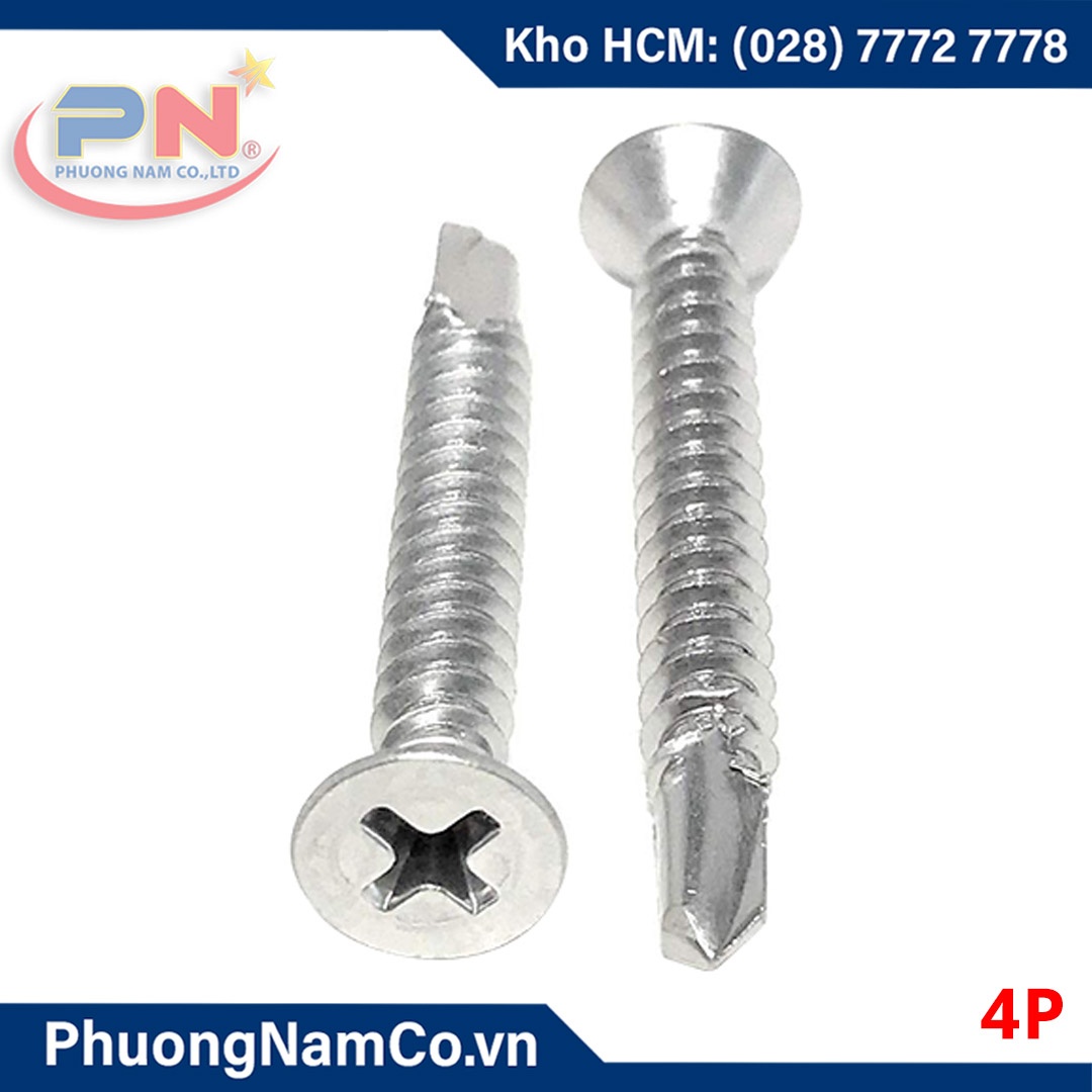 Vít tự khoan đầu bằng 4p