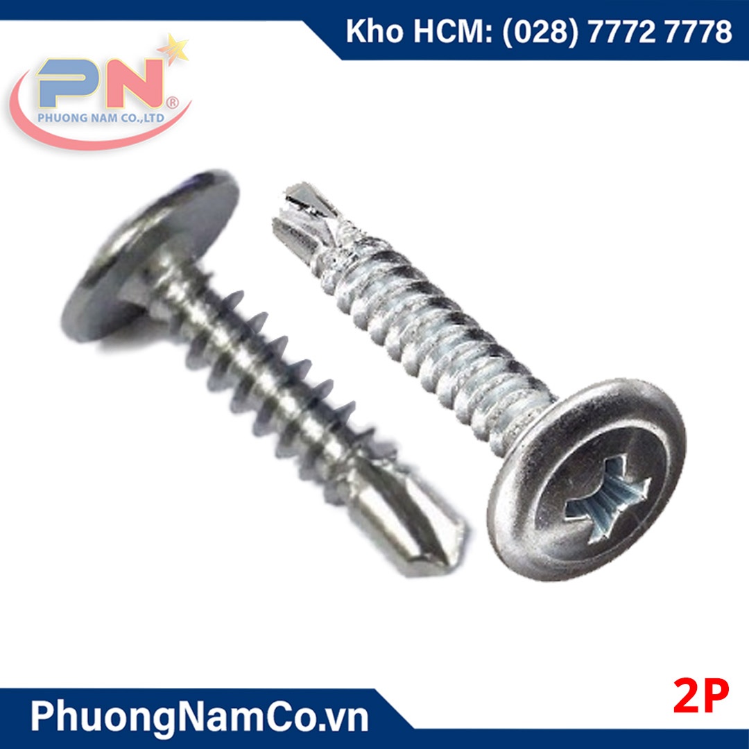 Vít tự khoan đầu dù 2P