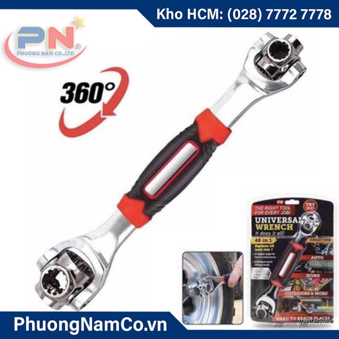 Cờ Lê Xoay Đầu 360 Độ 48 Trong 1 - Cờ Lê Đa Năng