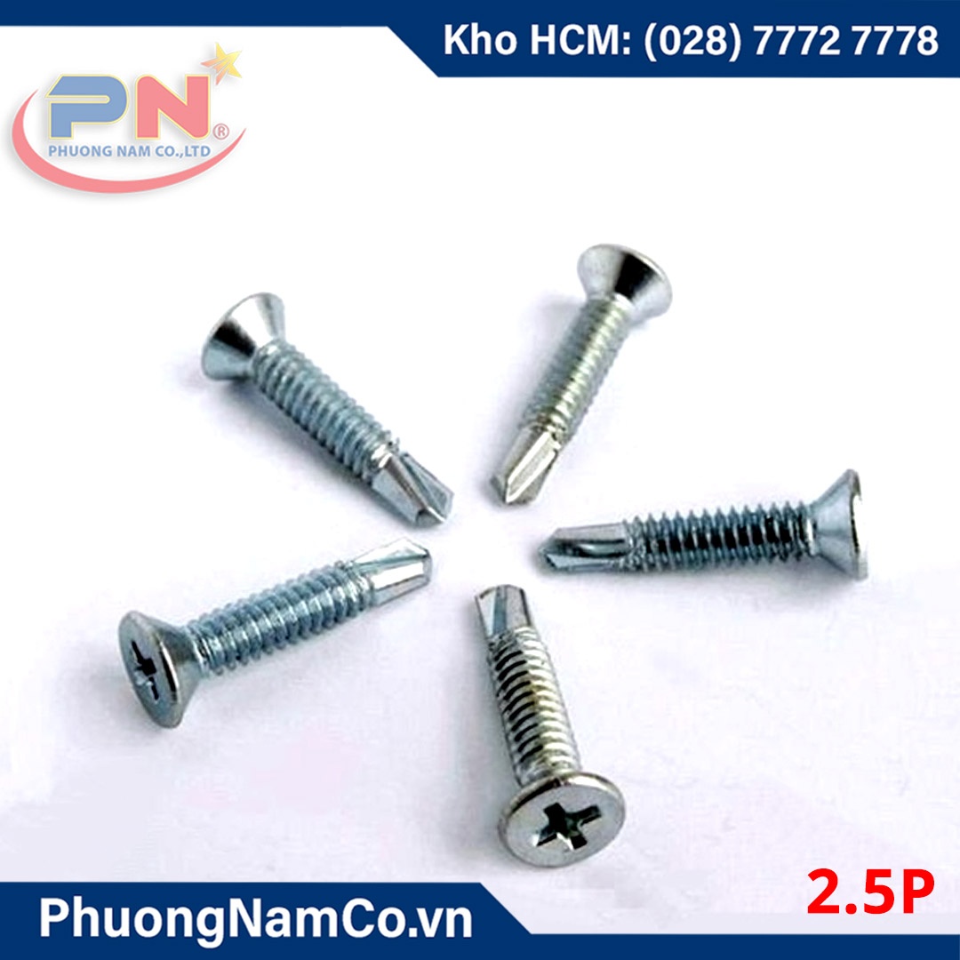 Vít tự khoan đầu bằng 2.5p