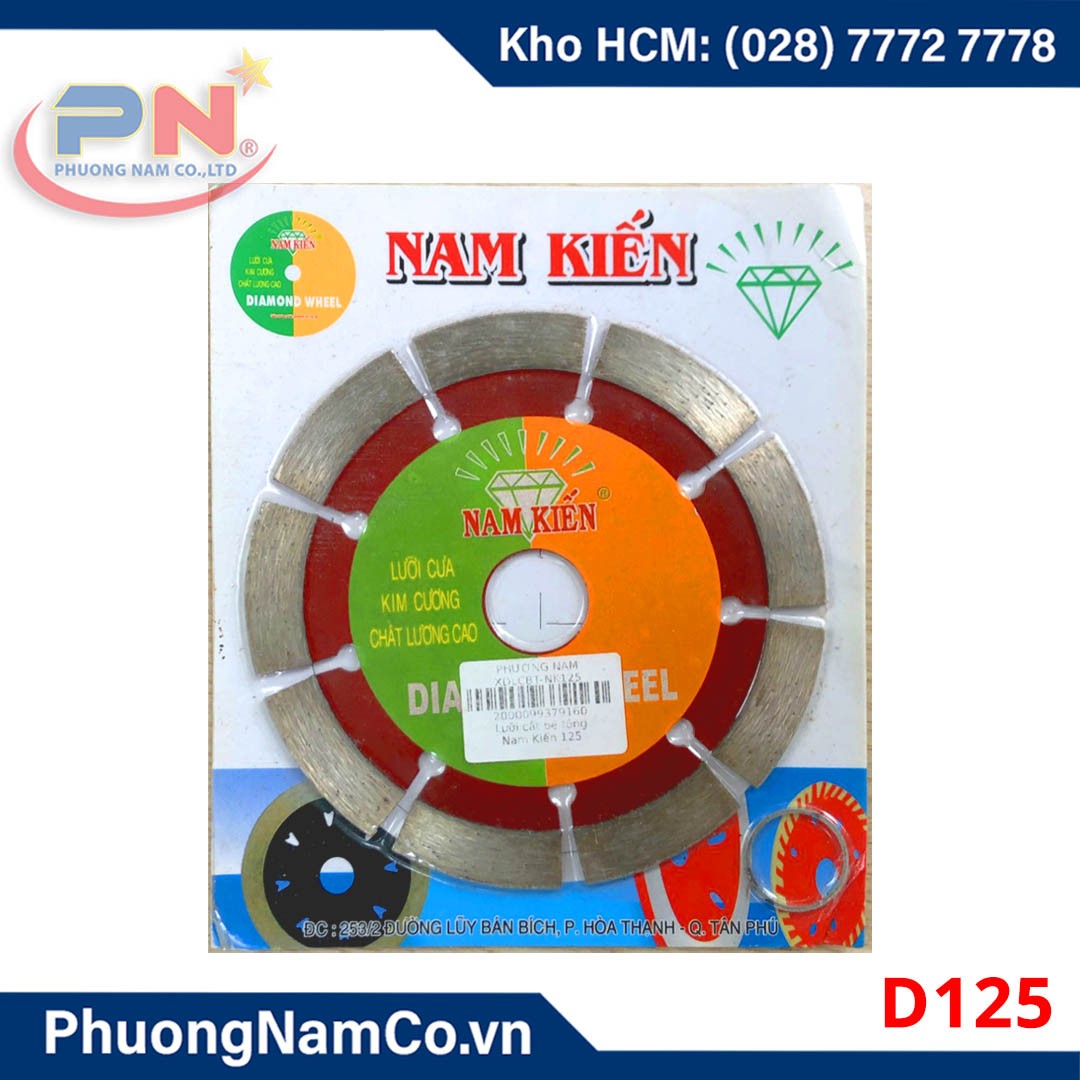 Lưỡi Cắt Bê Tông Nam Kiến 125