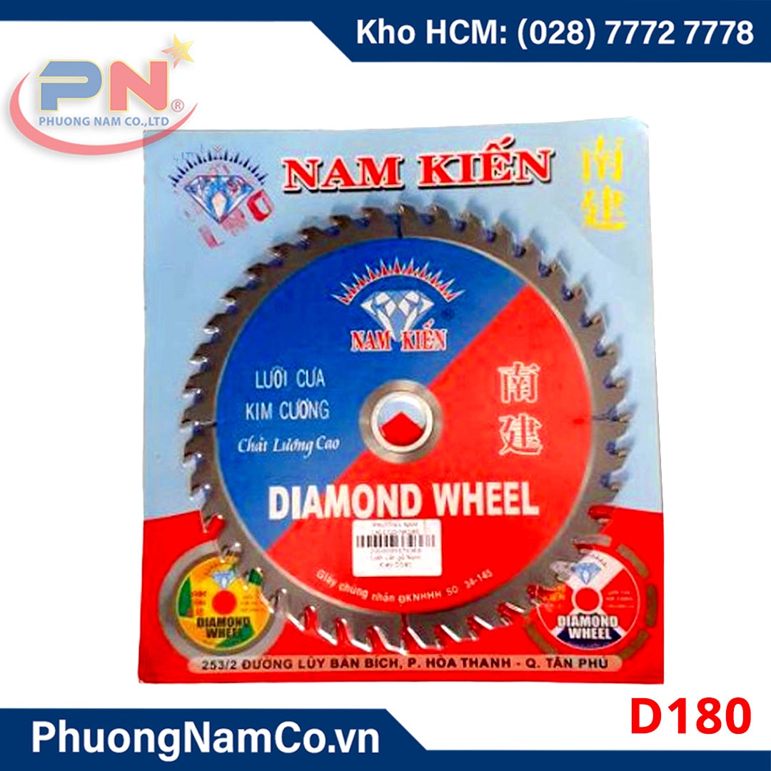 Lưỡi cắt gỗ Nam Kiến D180