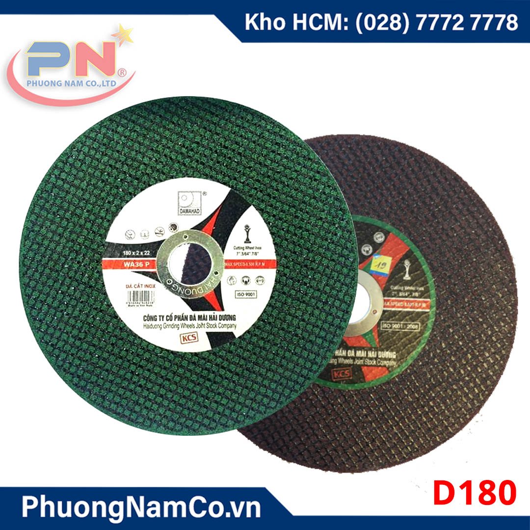 Đá Cắt Hải Dương D180 (Xanh/ Đen)