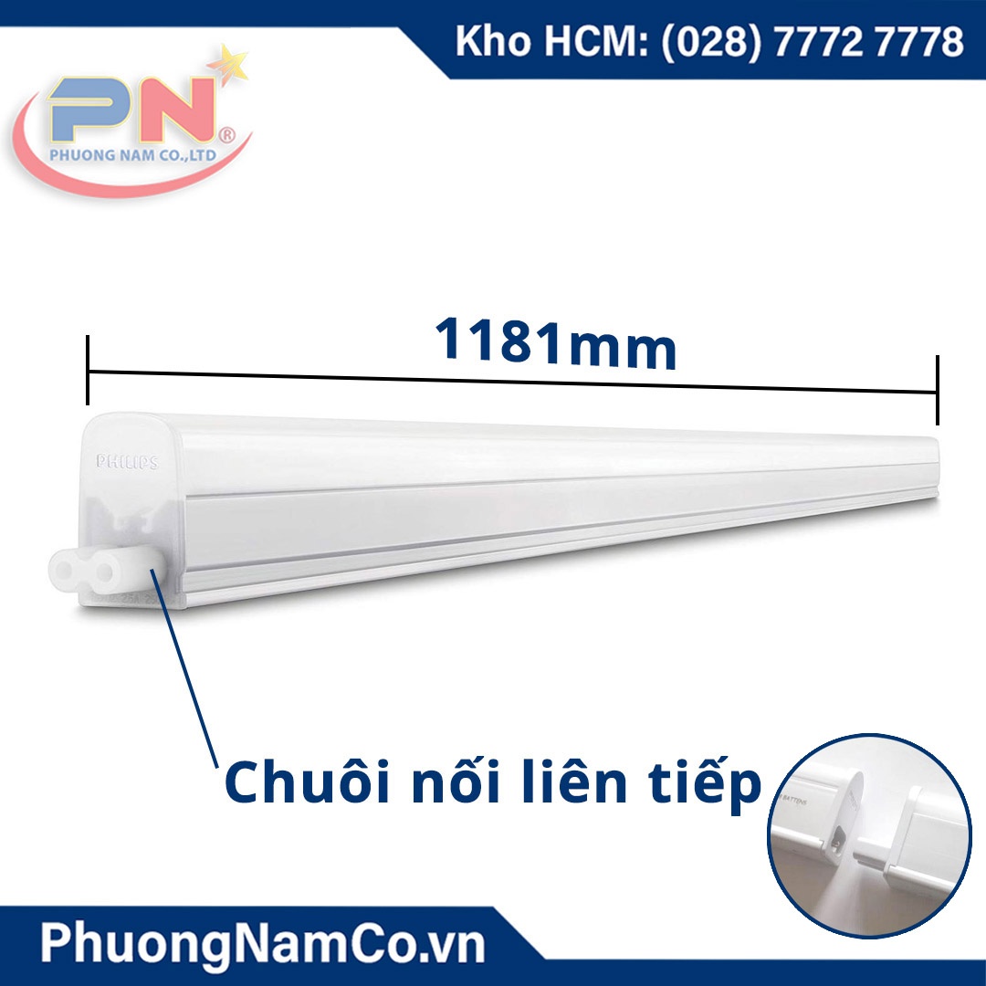 Bộ Đèn LED Liền Máng Philips BN068C LED12/CW L1200 G2