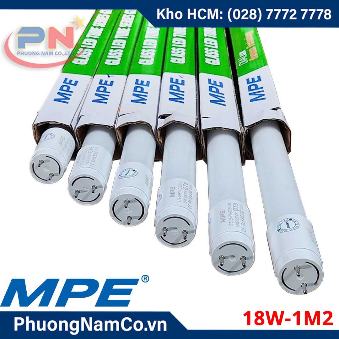 Bóng Đèn LED Tube Thủy Tinh T8 MPE 1m2